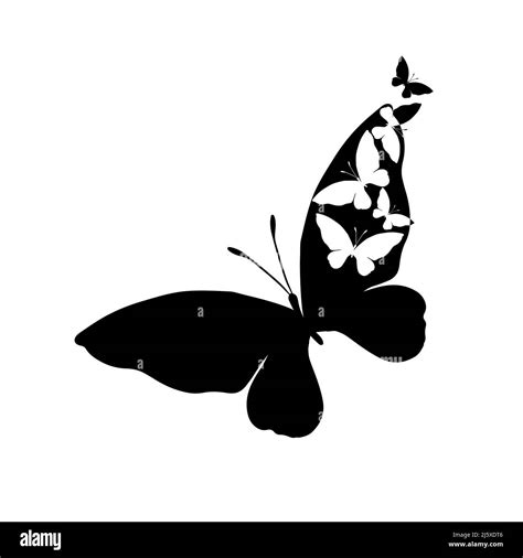 Butterfly Silhouette Tattoo