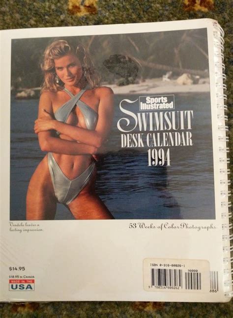 New 1994 Sports Illustrated Swimsuit Desk Calendar Spiral Bound Kathy