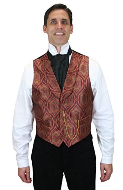 Historical Emporium Mens Kingsley Dress Vest L Carnival Vest Dress