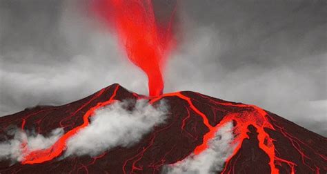 A Volcano Made Of Ivory Vines And Crimson Rocks Enters Stable