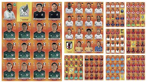 Planillas De Stickers Del Mundial Qatar Tama O Carta Chamuco