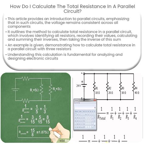 C Mo Calculo La Resistencia Total En Un Circuito Paralelo
