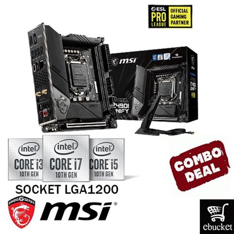 Msi Msi Meg Z490i Unify Intel Z490 Lga1200 Motherboard Mini Itx