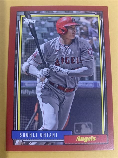 2021 Topps Update 1992 Redux Red SP T92 4 Shohei Ohtani 31 70 EBay