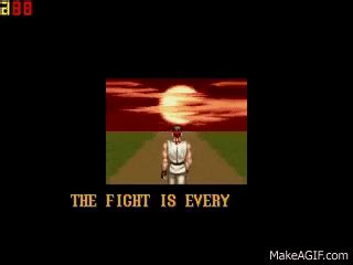 Street Fighter 2: World Warrior - Ryu's ending on Make a GIF