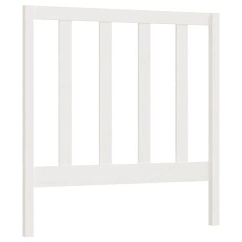 T Te De Lit Blanc X X Cm Bois Massif De Pin Vidaxl Prix Carrefour