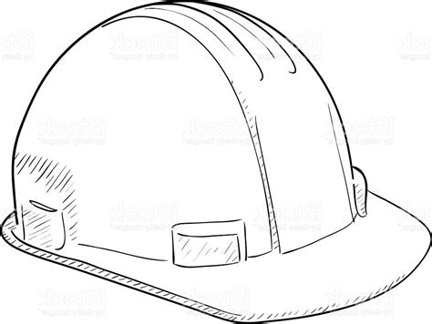 Construction Hat Drawing at GetDrawings | Free download