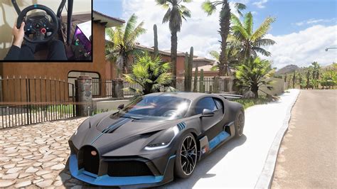 Bugatti Divo 2019 Forza Horizon 5 Con Volante Logitech G29