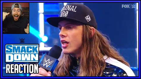 Matt Riddle Makes His Smackdown Debut Reaction YouTube