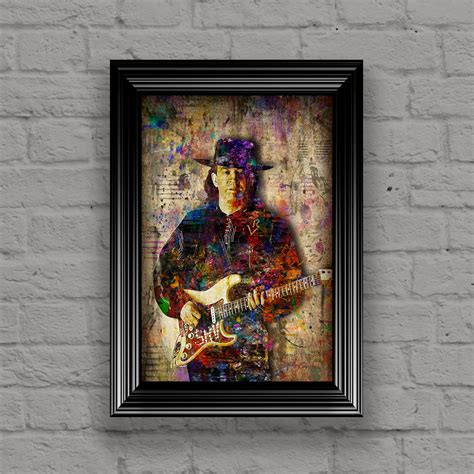 Stevie Ray Vaughan Poster, Stevie Ray Vaughan Tribute Fine Art – McQDesign