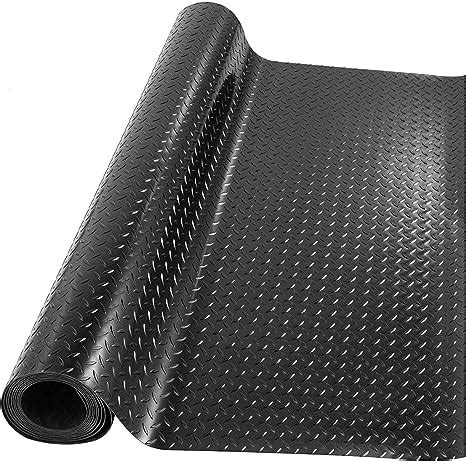 Nisorpa Rubber Garage Flooring Matting M X M Heavy Duty Checker