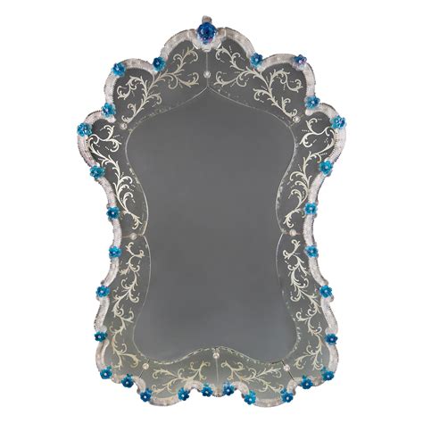 Highline Murano Glass Mirror For Sale At 1stdibs