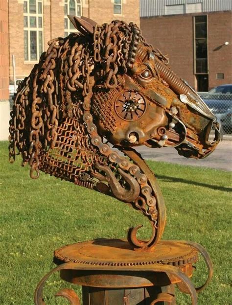 Pin By Karen Galbreath Harvey On Rustic Things Scrap Metal Art Metal