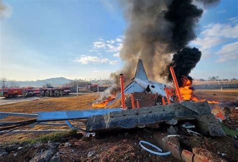 South Korea Plane Crash Jeju Air Boeing Explodes During Emergency