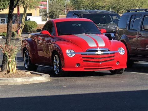 This Is My 2003 Chevy Ssr Redline Red Just Love This Little Hot Rod