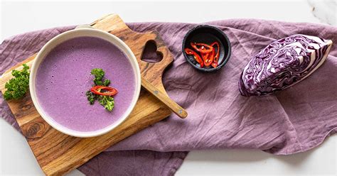 Bio Rezept Von Justina Und Livi Rotkohl Suppe Rapunzel Naturkost