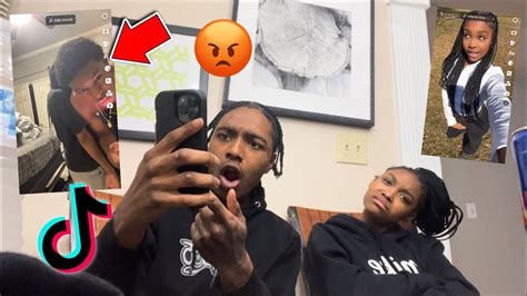 Reacting To My 17 Year Old Little Sister Cringy Tiktoks Omg🤦🏾‍♂️