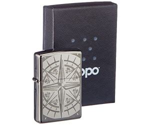 Zippo Feuerzeuge Compass Chrome High Polished Gr E Ab