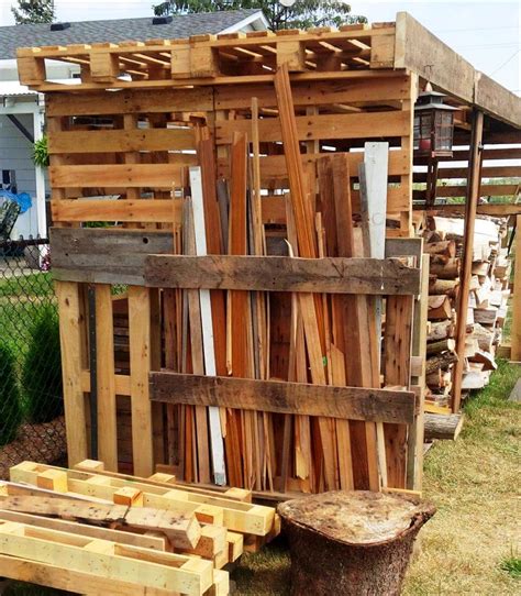 Pallet Firewood Shed 101 Pallet Ideas