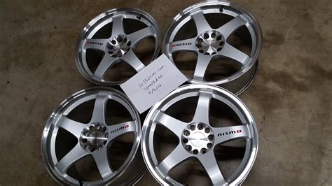 FS: 18" Forged Rays Engineering Nismo LMGT4 5x114.3 staggered wheels ...