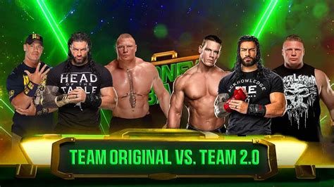 Wwe K Team Roman Reigns John Cena Brock Lesnar Vs Team Roman