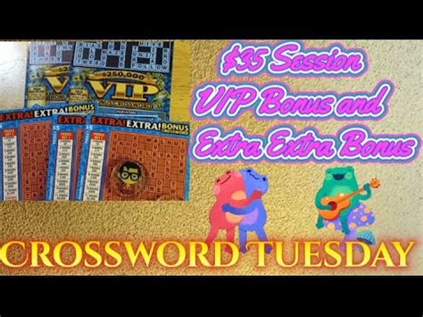 Crossword Tuesday Once Again 35 Session Colorado Scratch Off Tickets