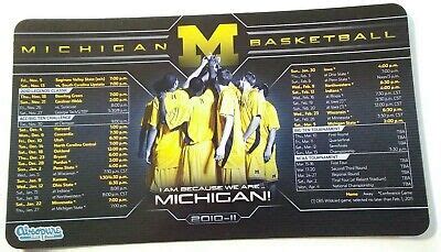 2010-11 Michigan Wolverines Basketball Magnet Schedule | eBay