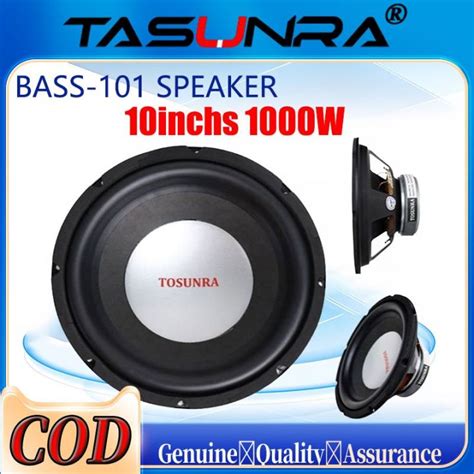 Tosunra Car Subwoofer Inches Speaker Watts Bass Super Amplifier