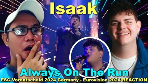 Isaak Always On The Run Esc Vorentscheid Germany Eurovision