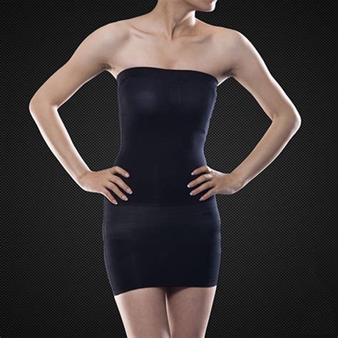 Slimming Tube Top Stretch Strapless Tight Fitted Body Shaper Mini Dress