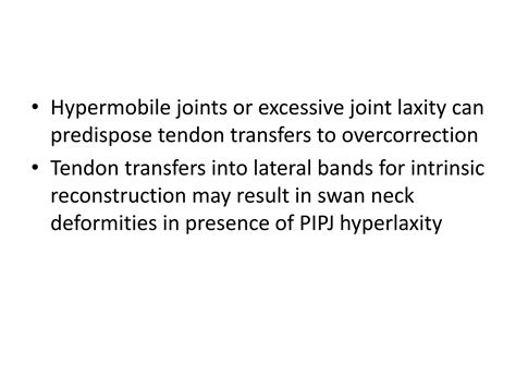 Principles Of Tendon Transfer Ppt