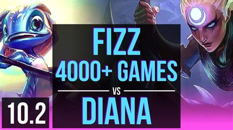 Fizz Vs Diana Mid 4000 Games Rank 11 Fizz Kda 11 0 7 Legendary