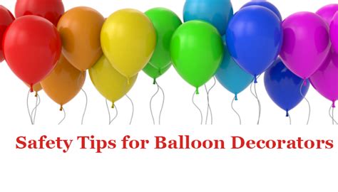 Safety Tips For Balloon Decorators Book My Balloons