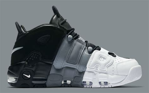 Nike Air More Uptempo Tri Color Black Grey White Release Date 921948