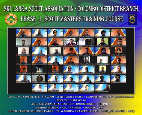 Sri Lanka Scout Association Colombo District Branch Phase I Scout