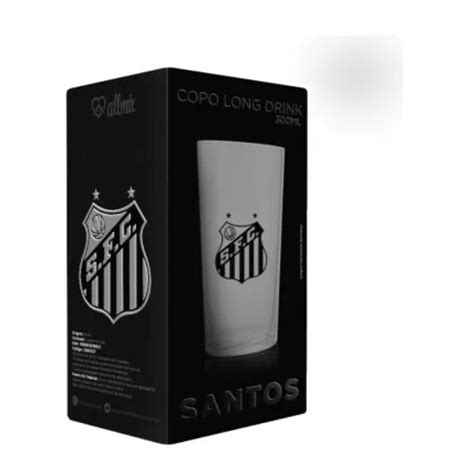 Copo Cylinder Long Drink Prime Santos Futebol Clube Nova Flor