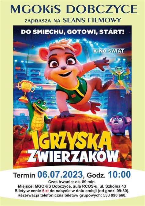 Zaproszenie na seans filmowy "Igrzyska Zwierzaków" | Serwis ...