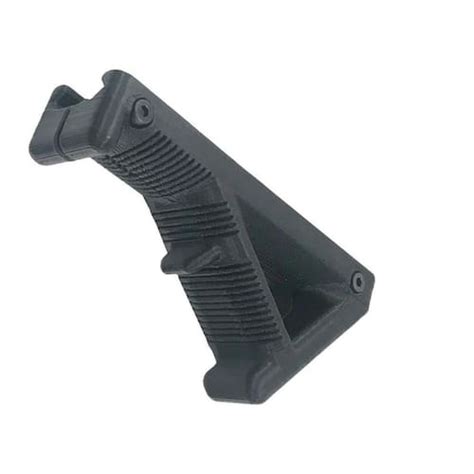 Front Hand Grip Foregrip Angular Afg Aeg Airsoft Stop Longo Escorrega