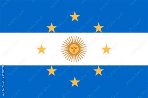 Flag Of The Argentine Navy Spanish Armada De La Republica Argentina