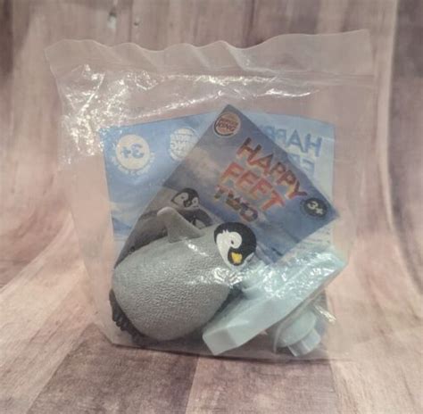 Atticus Penguin Figure Burger King Toy Happy Feet Two Ebay