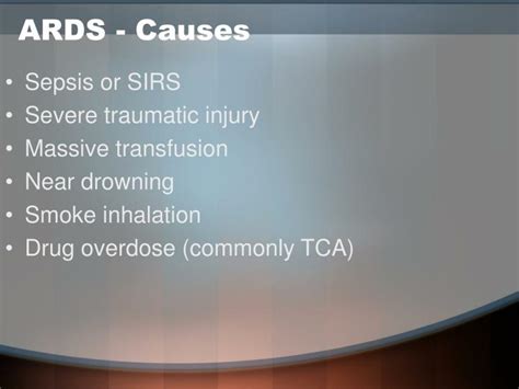 PPT - ARDS - Management PowerPoint Presentation - ID:802457