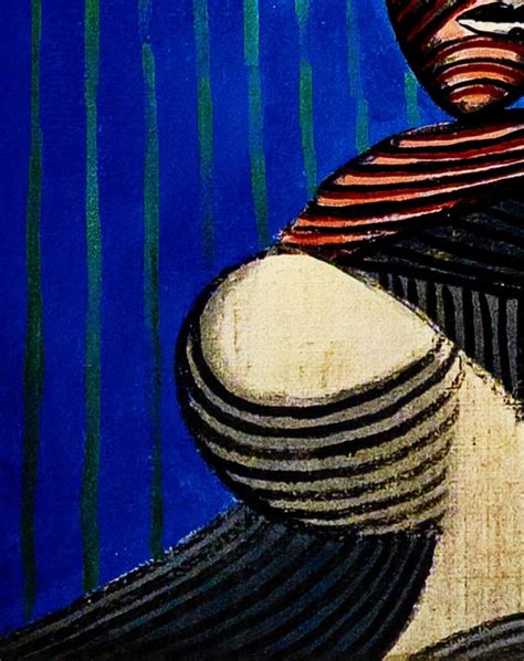 Pablo Picasso Woman With A Striped Hat Mutualart