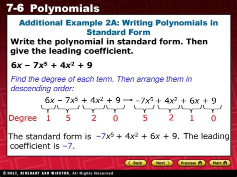 Slo Classifypolynomials And Find Their Degree Ppt Download