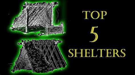 5 Survival Shelter Ideas Everyone Should Know My Forest Hobby Youtube