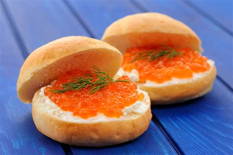 Image Roe Buns Butterbrot Food Seafoods boards 2560x1706