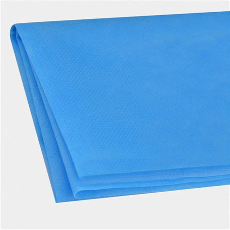 Pp And Pe Waterproof Disposable Blue Hospital Bed Sheet China