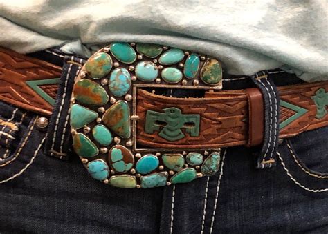 Pin By Jana Morris On Turquoise Belt Buckle Turquoise Belt Mens