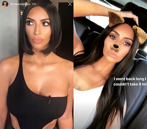 Kim Kardashian Bob Haircut Hairstyle Kim Kardashian Short Hair Kim