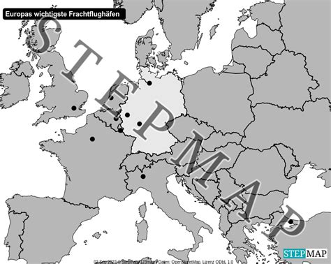 StepMap Europa Landkarte für Europa