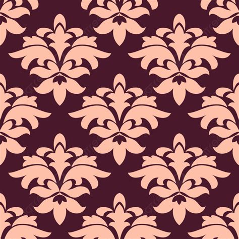 Seamless Vintage Wallpaper Pattern Purple